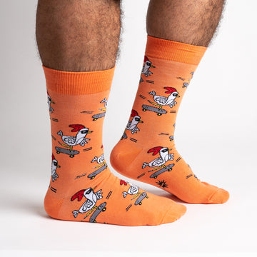 Men's Crew Sock -  Rad Chicken
